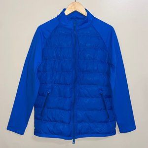 G/FORE G4 The Shelby Debossed Logo Racer Blue Jacket G4MF21O02 Men’s M NEW $295